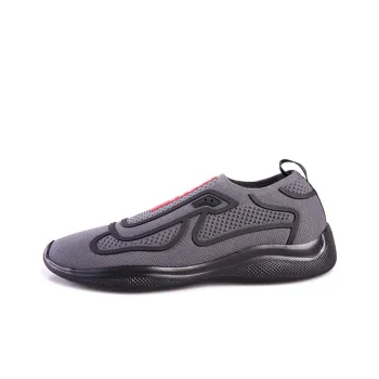 PRADA America's Cup Slip On Black Tech Fabric
