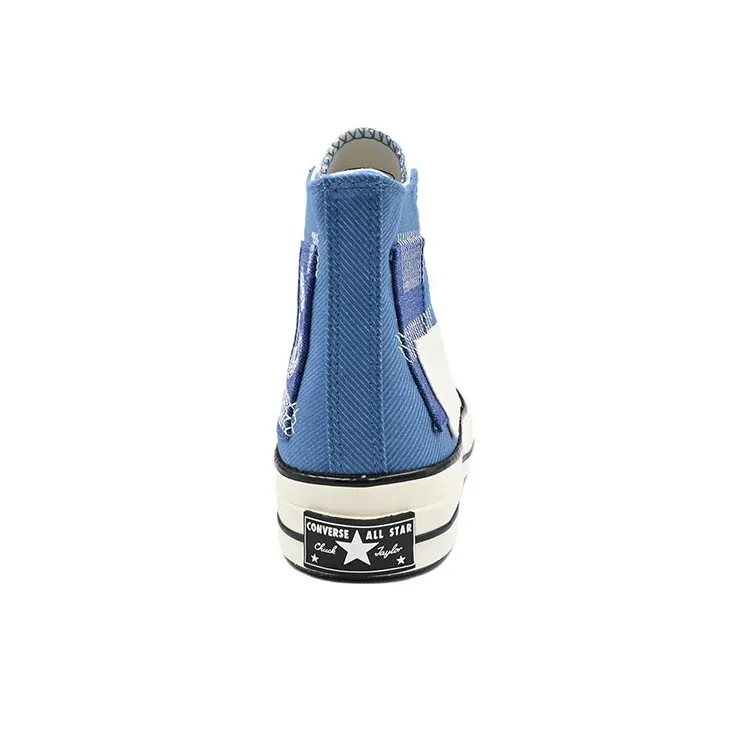 Converse Chuck 70 Wear Resistant High Top Canvas Shoes Unisex Vintage Blue-3