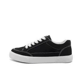Warrior Breathable And Lightweight Low Top Canvas Shoes Women's Black
