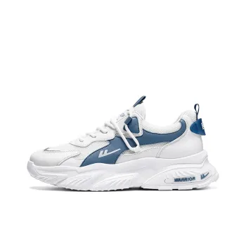 Warrior Mid Top Casual Shoes Men's White Blue