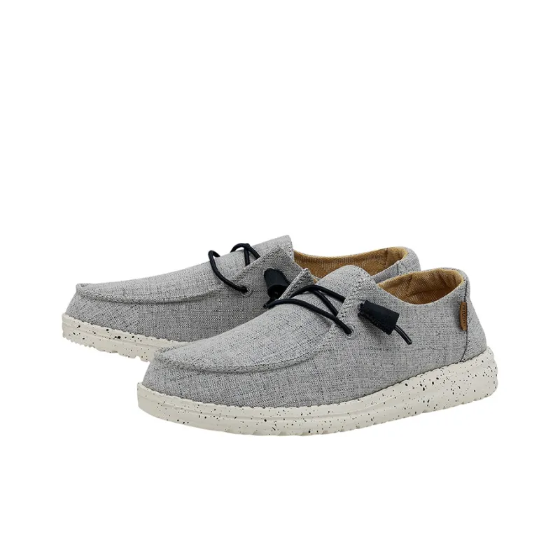 Heydude Women's Casual Shoes Women's Low Top Bright White Blue-1