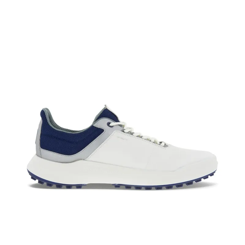 Ecco Cushioning, Slip Resistant, Abrasion Resistant Coverage Low Top Golf Shoes Men's White-1