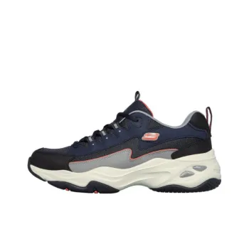 Skechers D'LITES 4.0 Cushioning Anti-Slip And Wear-Resistant Low-Top Chunky Sneakers Men's Blue