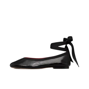TORY BURCH Wrap Ballet Women's Casual Shoes Women's Black