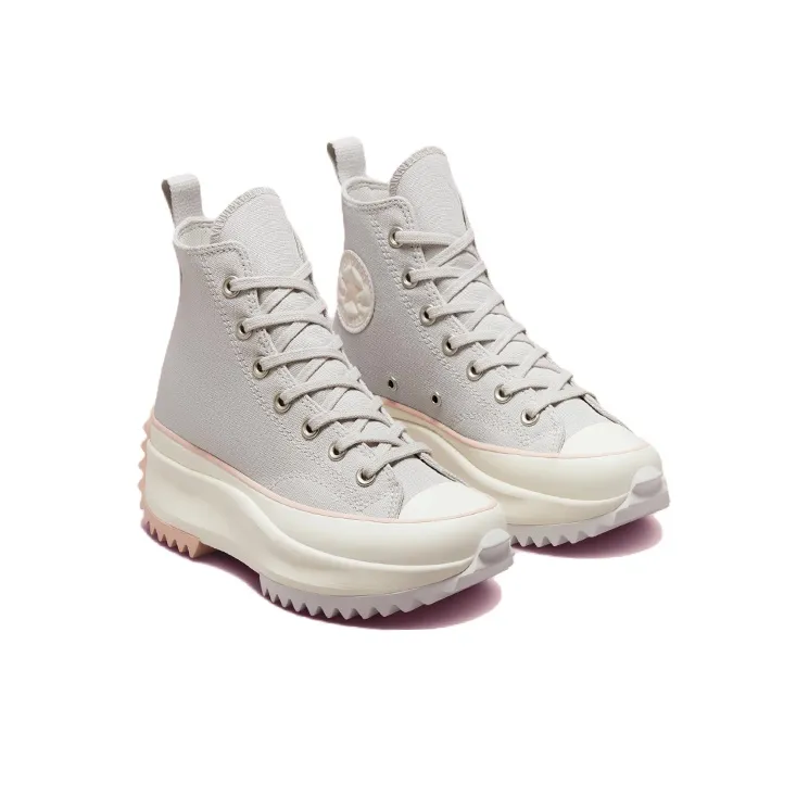 Converse Run Star Hike High Top Casual Canvas Shoes Gray Women's-2