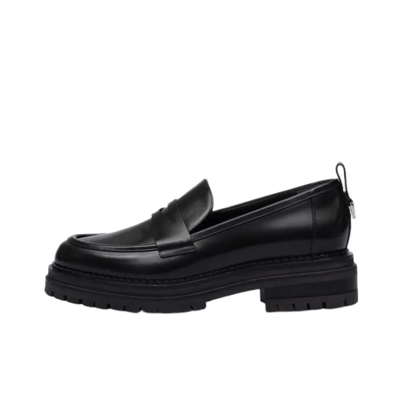 SERGIO ROSSI Round Toe Slip On Loafers Women's-0