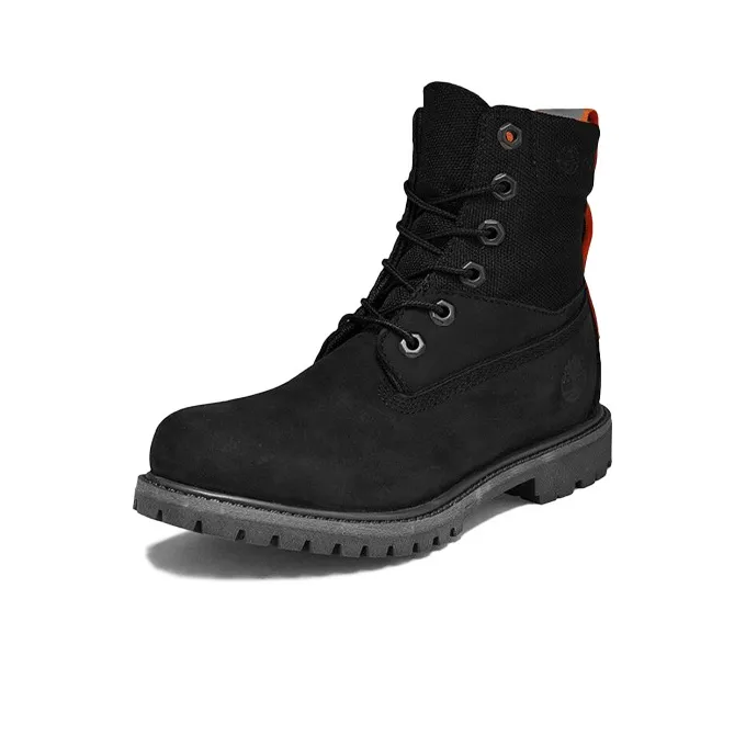 Timberland Rebotl 6 Inch Wide Fit Boot 'Black Nubuck' Women's-2