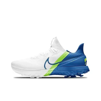 Nike Air Zoom Infinity Tour Wide White Volt Baseball Blue