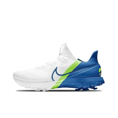 Nike Air Zoom Infinity Tour Wide White Volt Baseball Blue