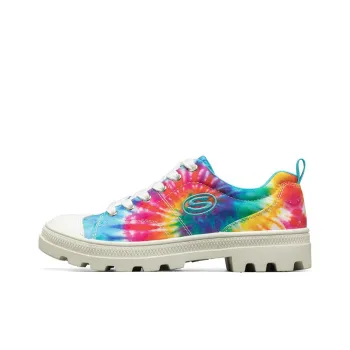 Skechers Roadies Anti Slip Wear Resistant Low Top Canvas Shoes Women's Multicolor