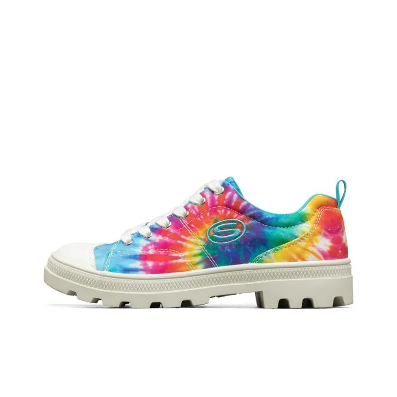 Skechers Roadies Anti Slip Wear Resistant Low Top Canvas Shoes Women's Multicolor-0