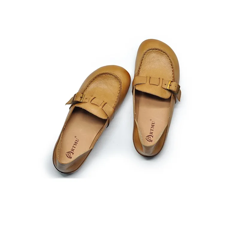 ARTMU Women's Casual Shoes Women's Low Top Coffee/Camel-15