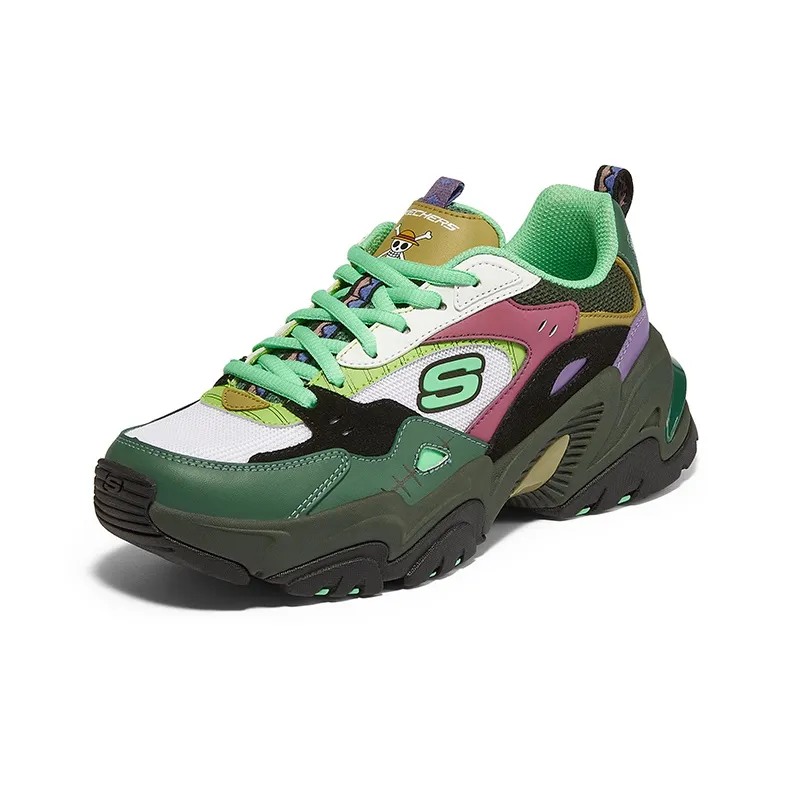Skechers Stamina V2 X One Piece 'Green Multicolor' Women's-2