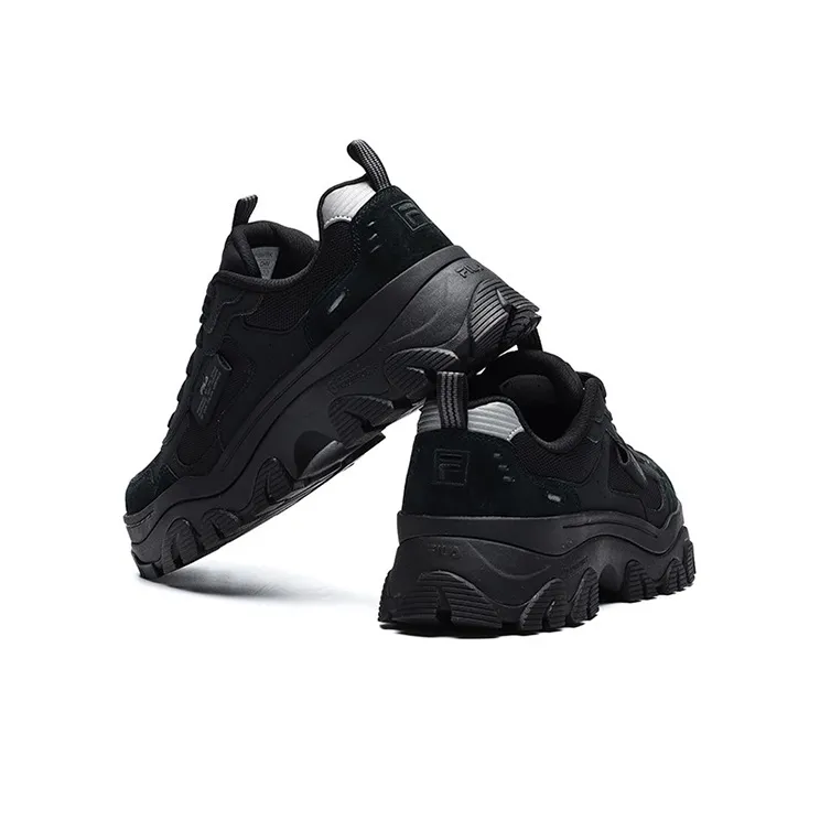 FILA Hike Low Chunky Sneakers Gs Black Women's-3