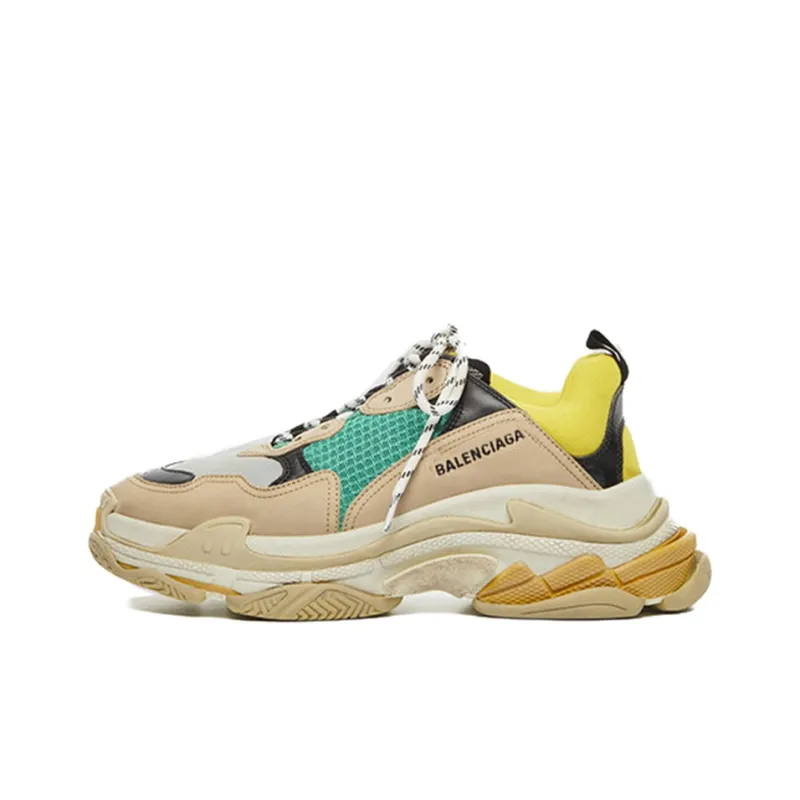 Balenciaga Triple S Neon Yellow 2018 Reissue-0