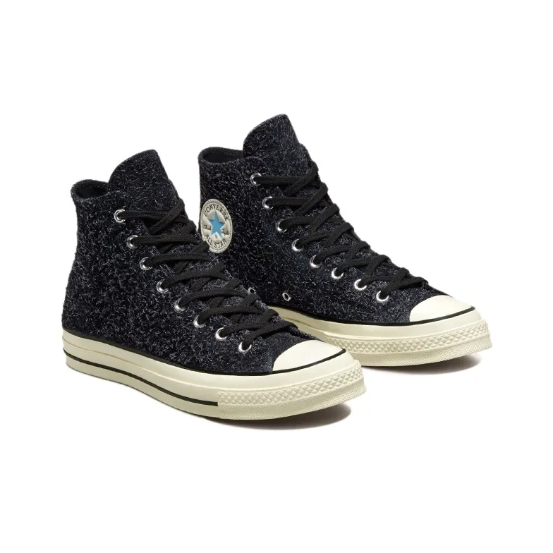 Converse Chuck Taylor All Star 70 Hi Black Hairy Suede-2