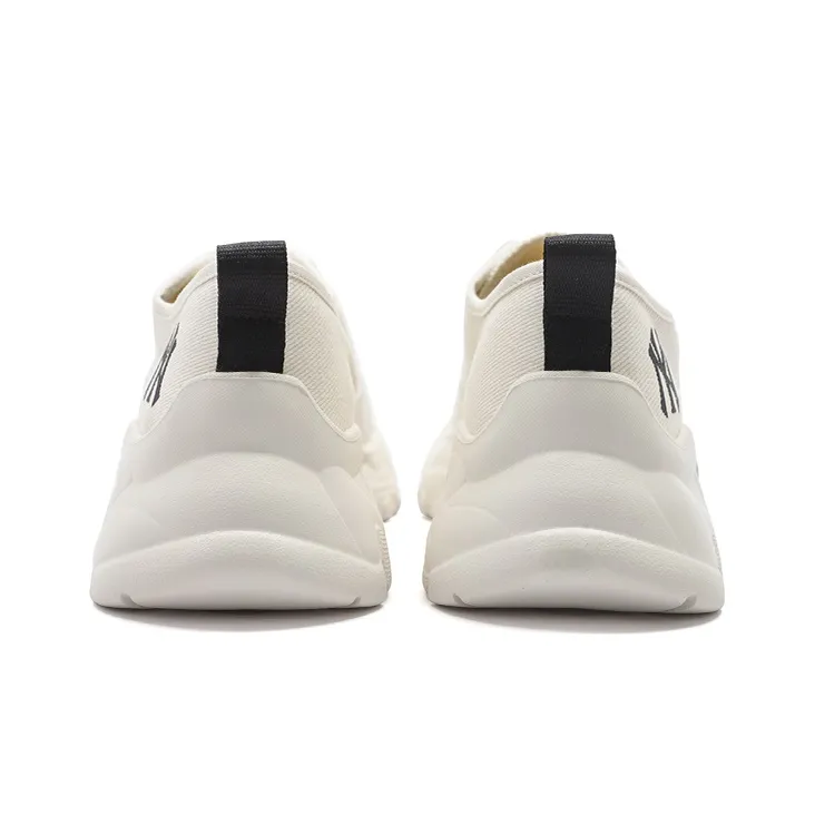 MLB Chunky High Wear Resistant Height Increasing Low Top Chunky Sneakers Unisex White-2