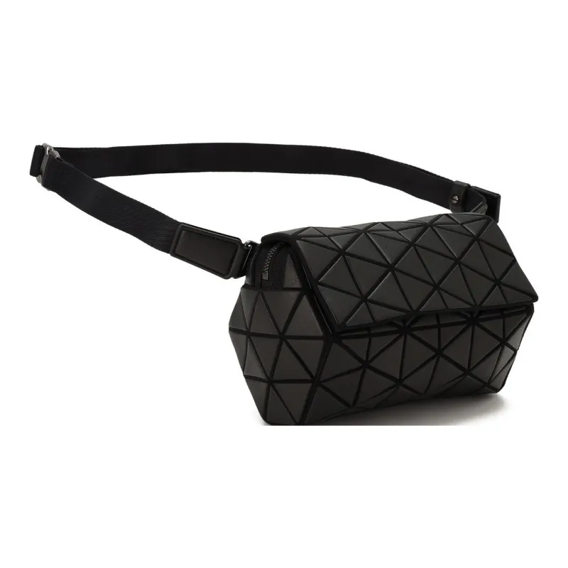 ISSEY MIYAKE HEXAGON Artificial Leather Shoulder Bag, Crossbody Bag Regular Women's Black-3