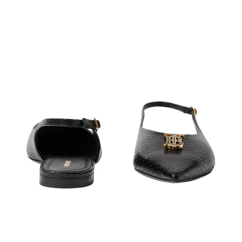 Burberry Ballet Flat Shoes Women's Black-3