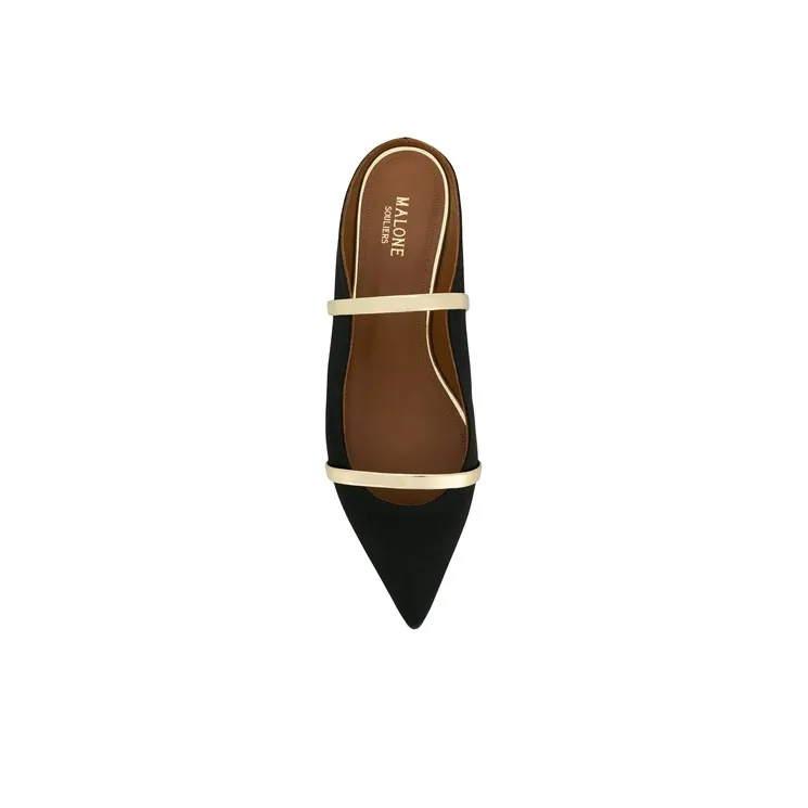 Malone Souliers Maureen Satin Mules-4