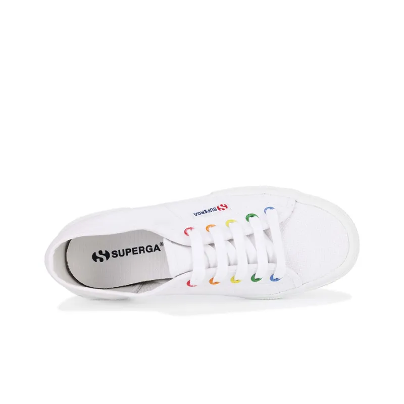 SUPERGA Canvas Shoes Women's Low Top White-2