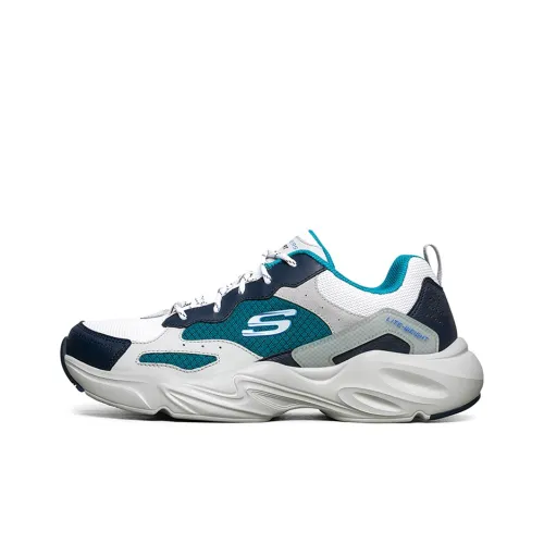 SKECHERS Go Walk Arch Fit-True Vision GRAY BLUE Shoes Leisure Womens 124484-GYLB