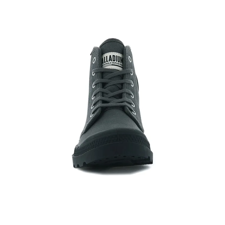 Palladium Pampa Hi Originale Anti-Slip Wear-Resistant High-Top Canvas Shoes Unisex Black-3