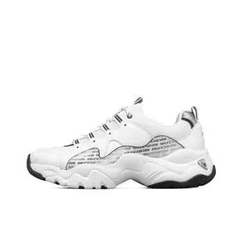 Skechers D Lites 3.0 Low Top Running Shoes White/Black