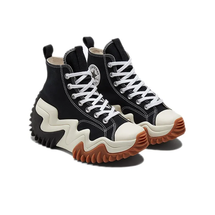 Converse Run Star Motion Black White Gum-2