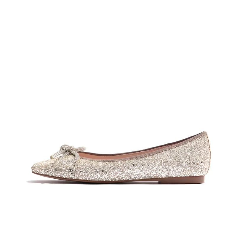 STEVE MADDEN Casual Single Shoes Women's Gold-0