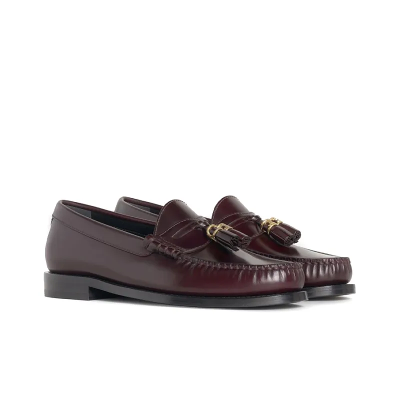 CELINE Luco Loafers Women's Brown-2
