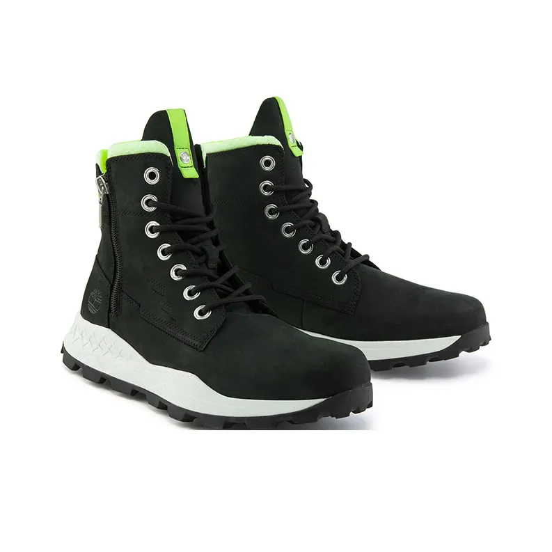 Timberland BROOKLYN Collection Thermal Height Increase Short Outdoor Boots Men's Black-3