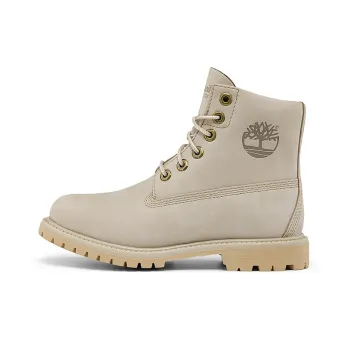 Timberland Paninara Collarless 6 Inch Wide Fit Waterproof Boots 'Light Grey Nubuck' Women's