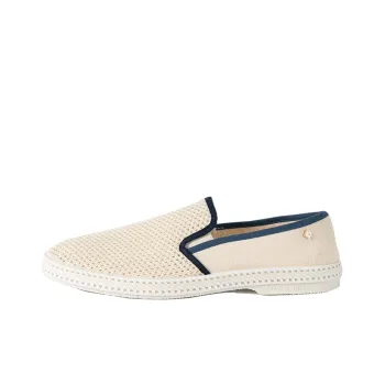 Rivieras Casual Single Shoes Unisex Beige Blue
