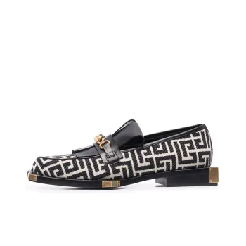 BALMAIN Loafers Women's Black/White