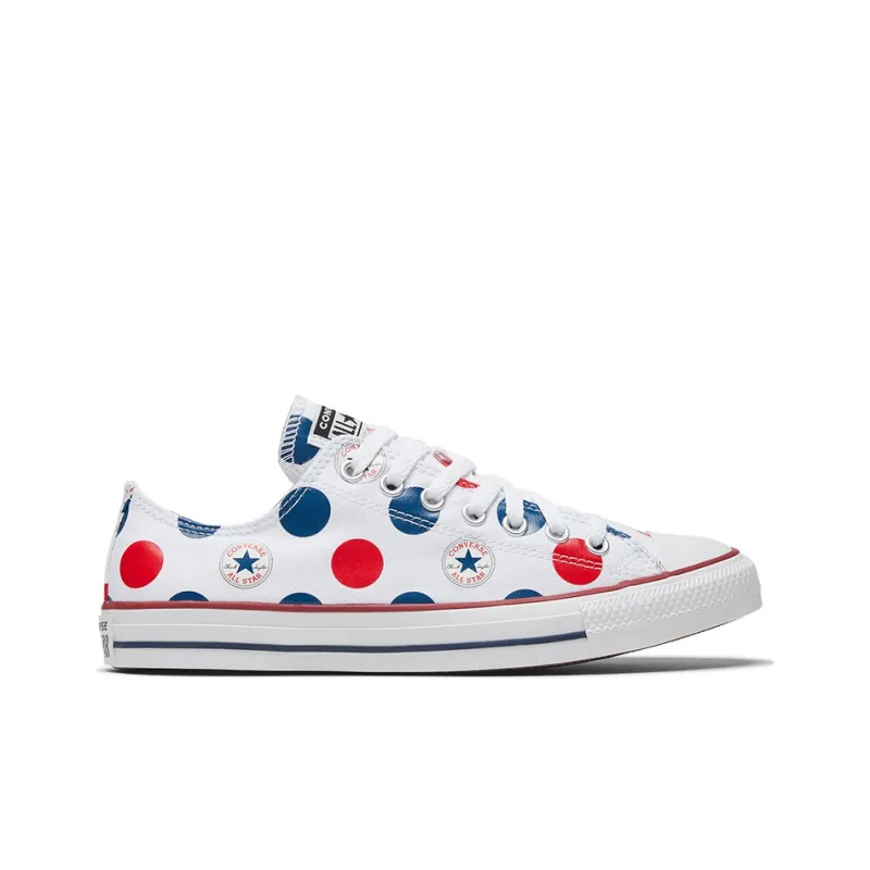 Converse Chuck Taylor All Star 'White Red Blue'-1