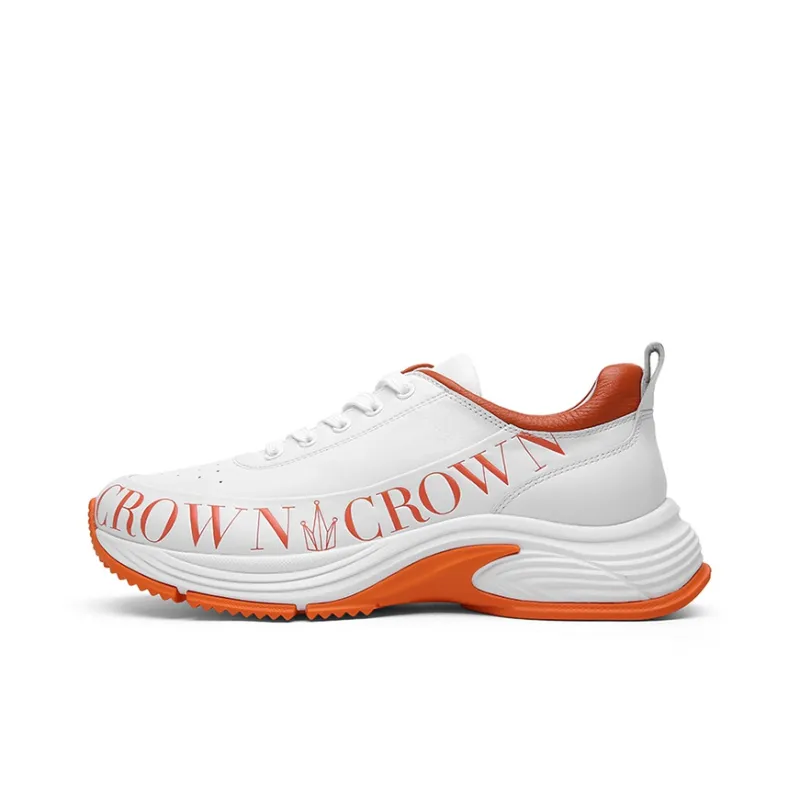 CROWN Wear-Resistant Low-Top Chunky Sneakers Men's-5