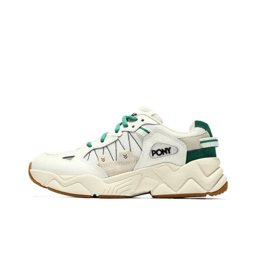 Pony Chunky Sneakers Women's Low-Top White/Green