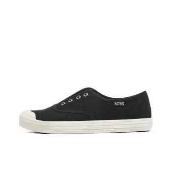 Skechers Bobs B Cool Low Top Slip On Shoes Black/White Women's