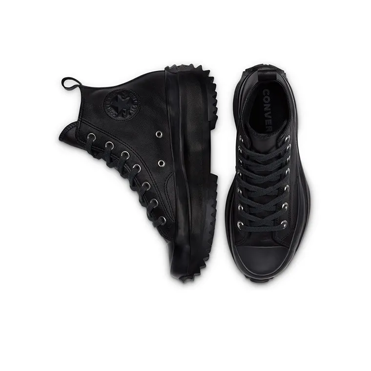 Converse Run Star Hike Hi Triple Black Leather-3