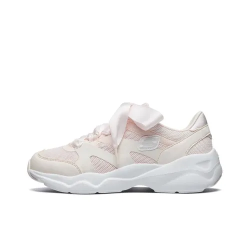 Skechers D'Lites Airy Low Top Sneakers Pink/White Women's