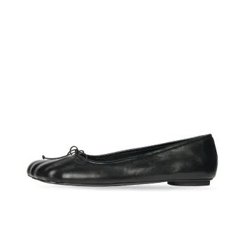 Balenciaga Anatomic Ballerina Shoes 'Black Shiny Soft Sheepskin' Women's