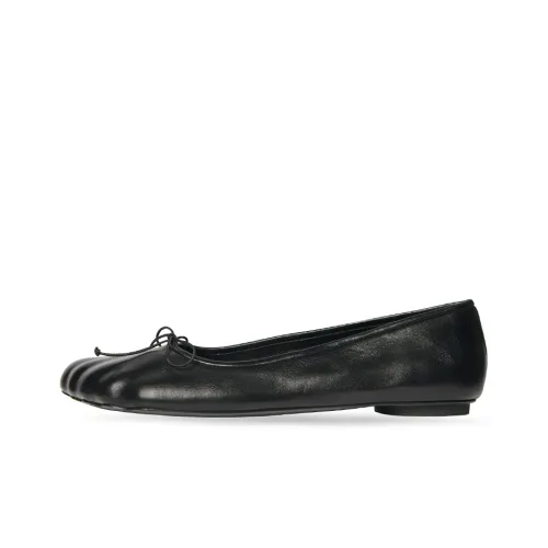 Balenciaga Anatomic Leather Ballerina Shoes