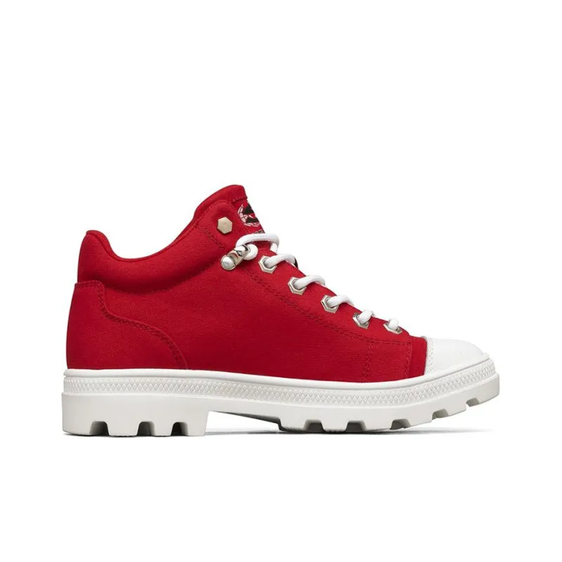 Skechers Jeremy Ville X Skechers Roadies High Top Canvas Shoes Red/White Women's-1