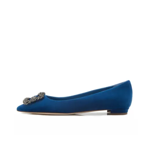 MANOLO BLAHNIK Women's Casual Shoes Women's Blue