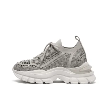 PACO GIL Low-Top Chunky Sneakers 6cm Women's Gray