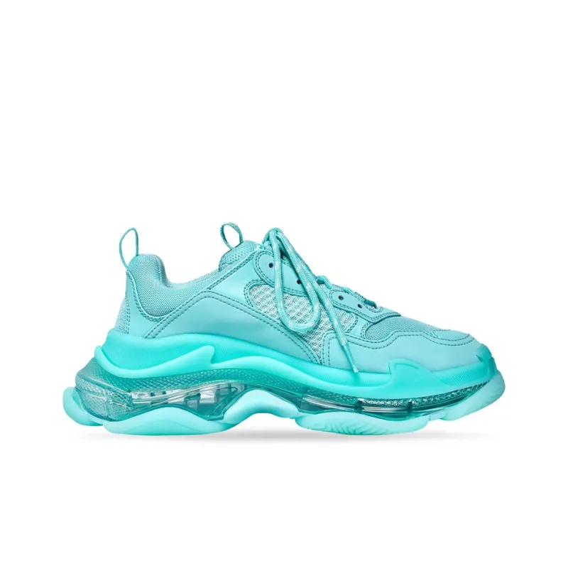 Balenciaga Triple S Clear Sole Blue Women's-1