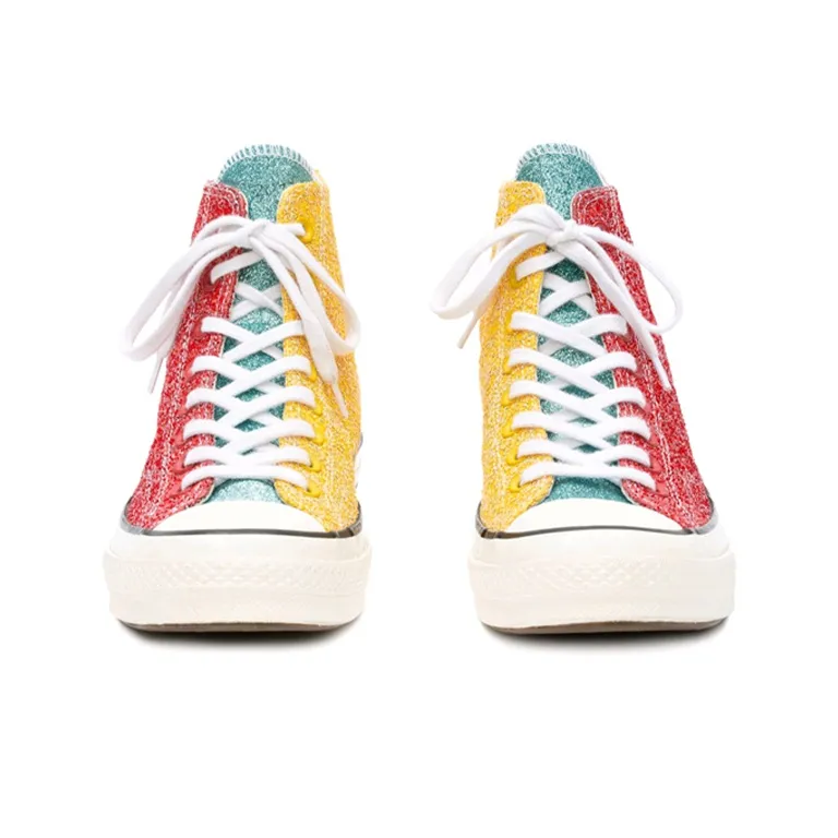 Converse Chuck Taylor All Star 70 Hi Jw Anderson Glitter Yellow Red-3