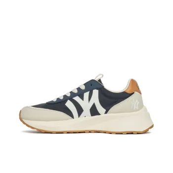 MLB Chunky Jogger Cushioning, Slip Resistant, And Abrasion Resistant Low Top Chunky Sneakers Unisex Blue White