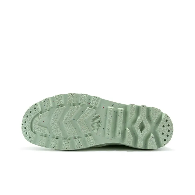 Palladium Pampa Hi Icecream Anti-Slip And Wear-Resistant Breathable High-Top Canvas Shoes Unisex Aquamarine-4